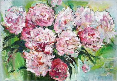 Original Impressionism Floral Paintings by Elena Starostina