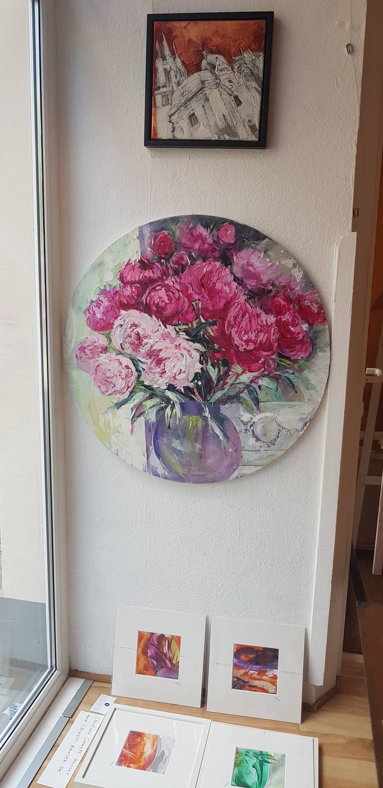 Original Impressionism Floral Painting by Elena Starostina