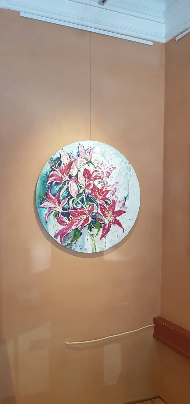 Original Impressionism Floral Painting by Elena Starostina