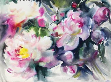 Original Floral Paintings by Elena Starostina