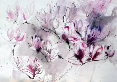 Original Impressionism Floral Paintings by Elena Starostina