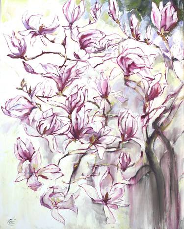 Original Modern Floral Paintings by Elena Starostina