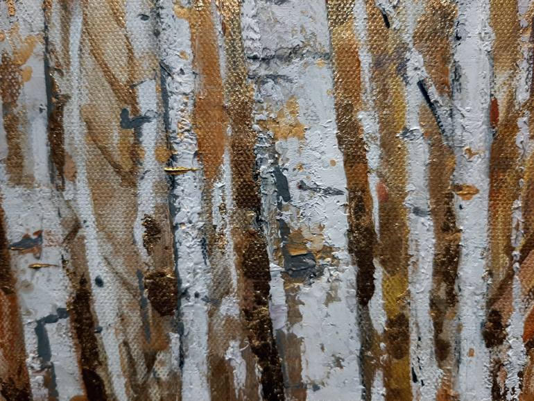 Original Art Deco Landscape Painting by Elena Starostina