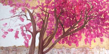 Original Art Deco Tree Paintings by Elena Starostina