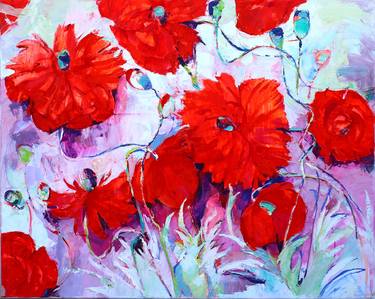 Original Impressionism Floral Paintings by Elena Starostina