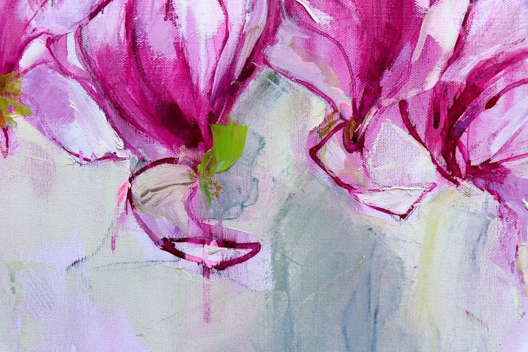 Original Impressionism Floral Painting by Elena Starostina