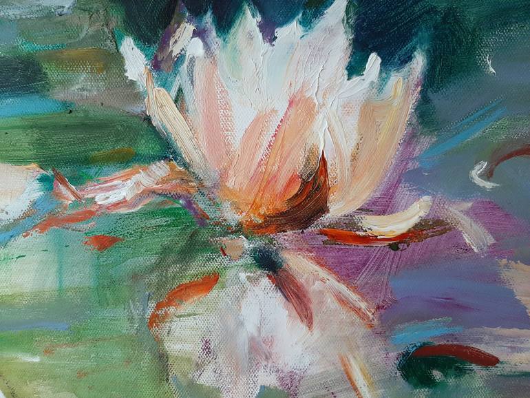 Original Impressionism Floral Painting by Elena Starostina