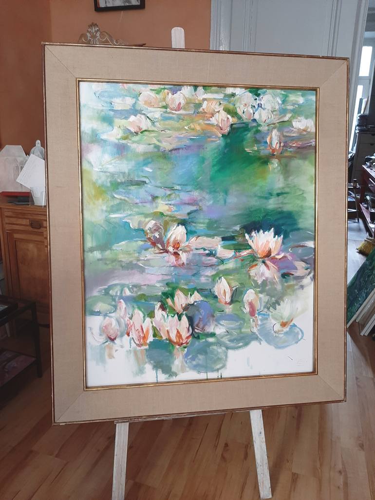 Original Impressionism Floral Painting by Elena Starostina