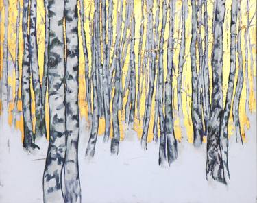 Print of Impressionism Tree Paintings by Elena Starostina
