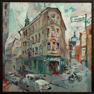 Original Impressionism Cities Paintings by Elena Starostina