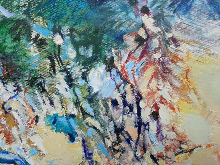 Original Impressionism Tree Painting by Elena Starostina