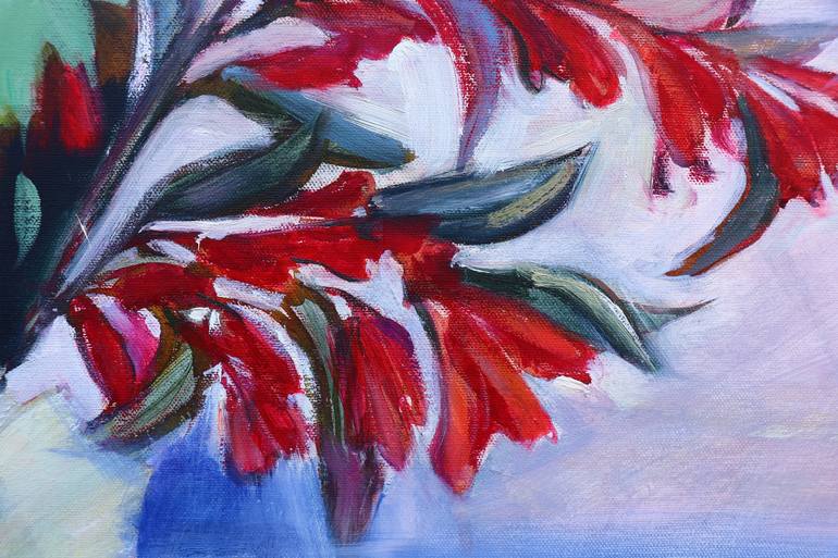 Original Impressionism Floral Painting by Elena Starostina