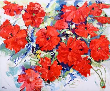 Original Impressionism Floral Paintings by Elena Starostina