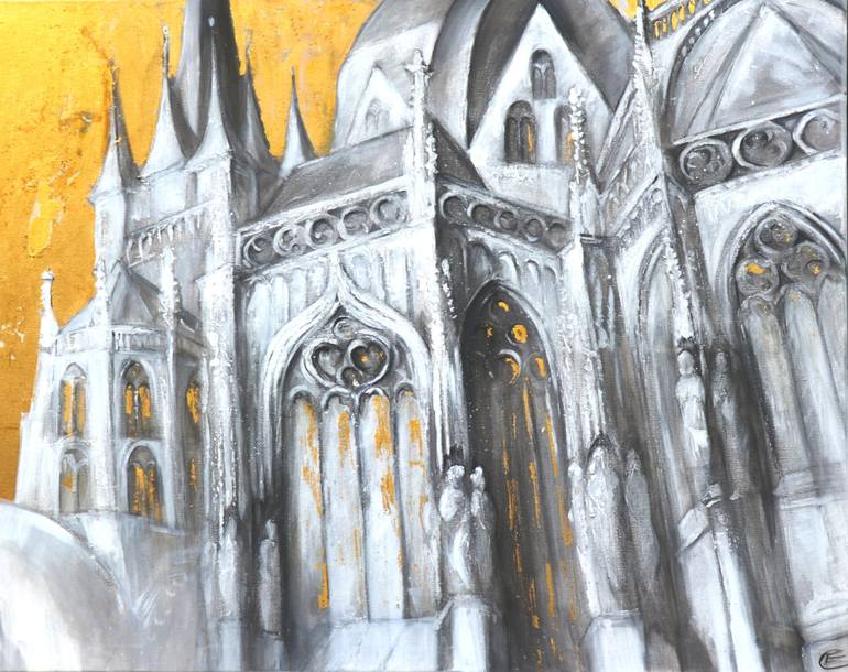Print of Impressionism Architecture Paintings by Elena Starostina
