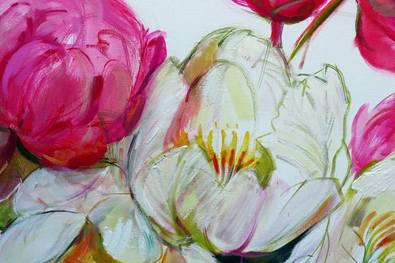 Original Impressionism Floral Painting by Elena Starostina