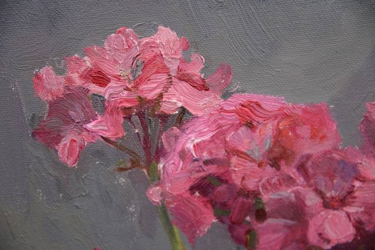 Original Floral Painting by Olga Menzhiliy