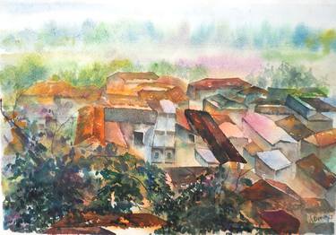 Original Cities Paintings by soma pradhan