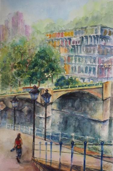 Original Cities Paintings by soma pradhan