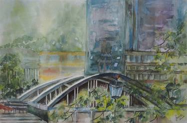 Print of Architecture Paintings by soma pradhan