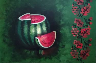 Watermelon with an ornament thumb
