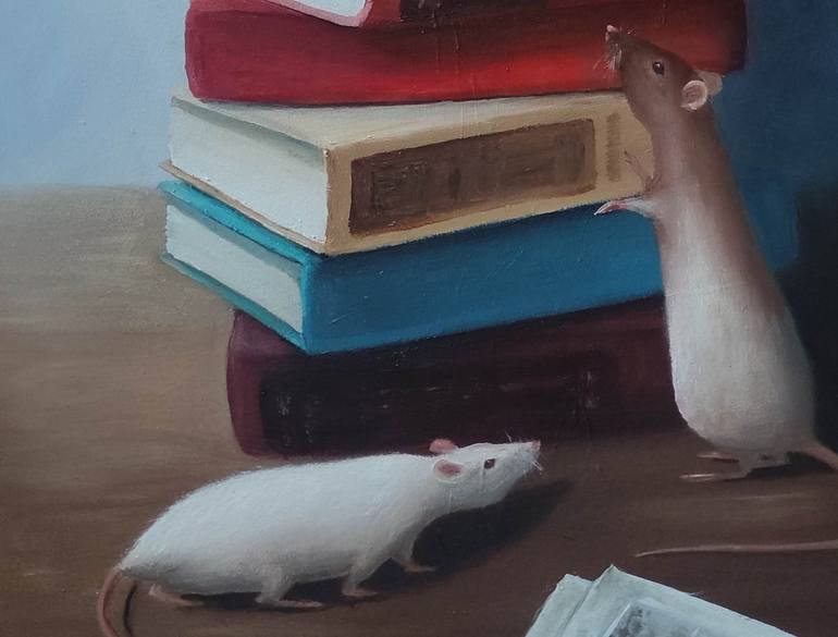 Original Realism Animal Painting by Нина Федотова
