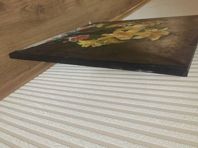 Original Figurative Floral Painting by Нина Федотова