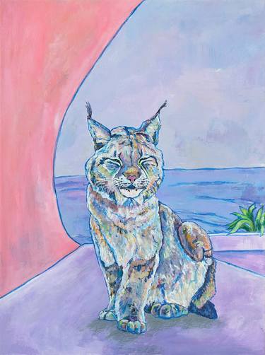 Lynx on the Pink Balcony thumb