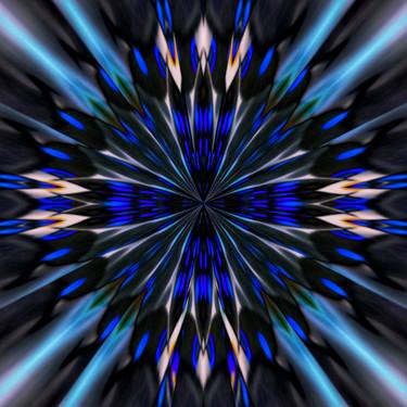 Fractal Mandala #13. Digital Abstract Art thumb