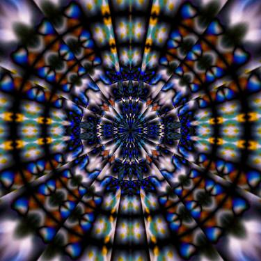 Fractal Mandala #14. Digital Abstract Art thumb