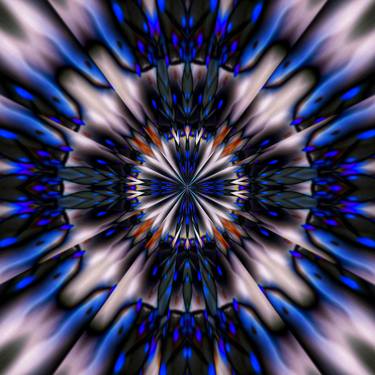 Fractal Mandala #15. Digital Abstract Art thumb