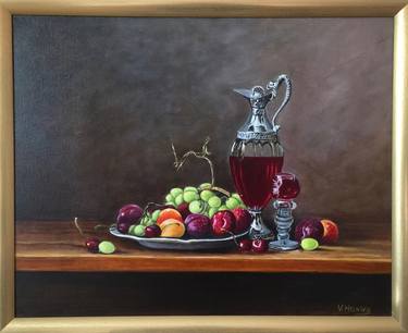 Original Realism Food & Drink Paintings by Hanna Viarenich