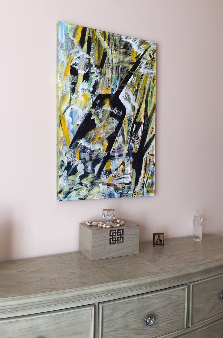 Original Abstract Painting by Hanna Viarenich