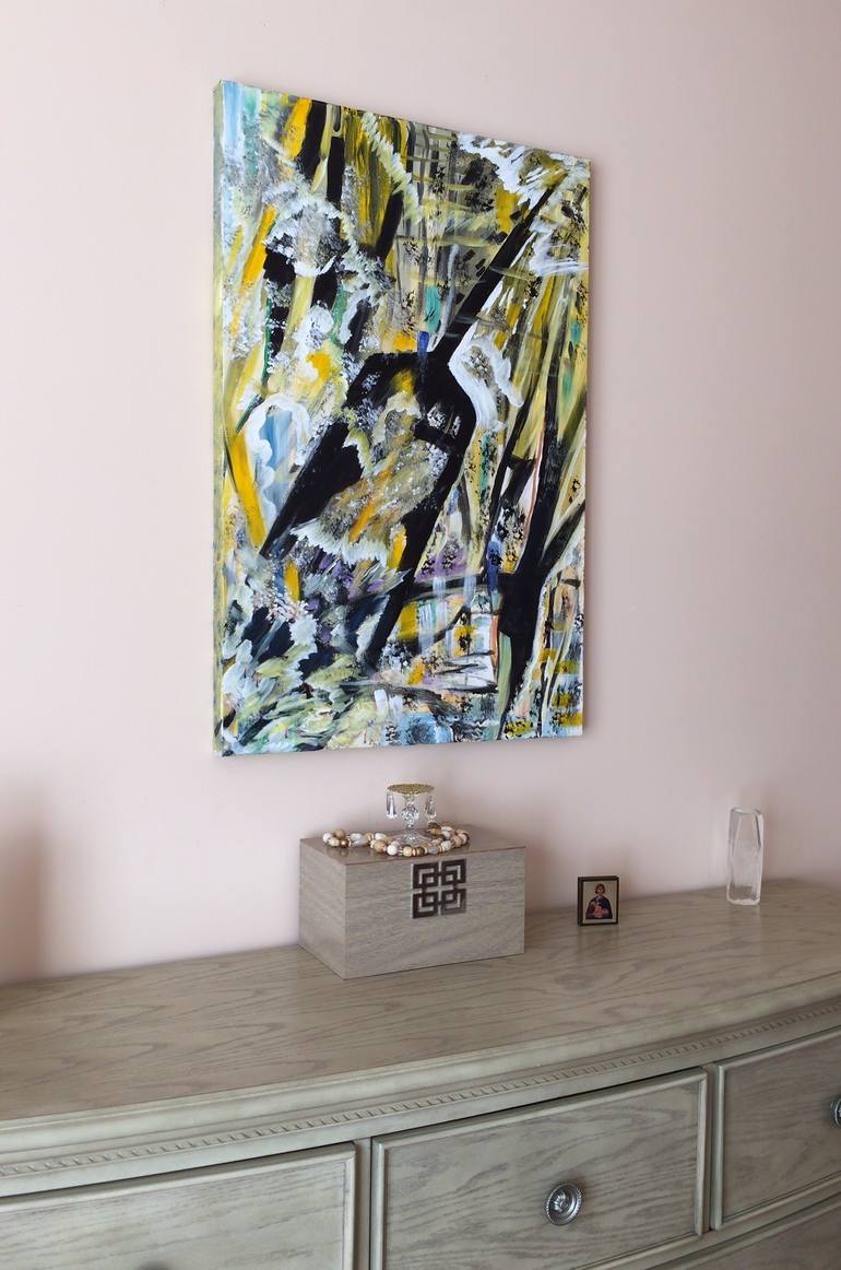 Original Modern Abstract Painting by Hanna Viarenich