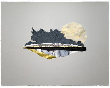 Original Abstract Landscape Collage by Allison Belolan