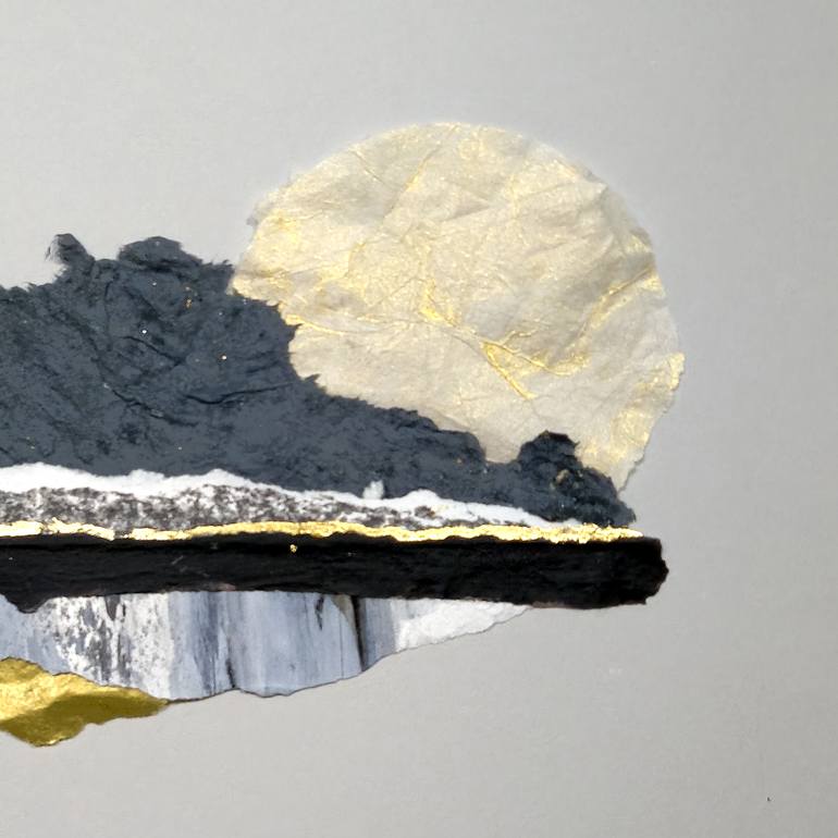 Original Abstract Landscape Collage by Allison Belolan