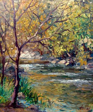 Original Impressionism Landscape Paintings by Ashot Azatyan