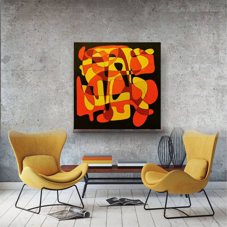 Original Abstract Expressionism Abstract Painting by SONA ART