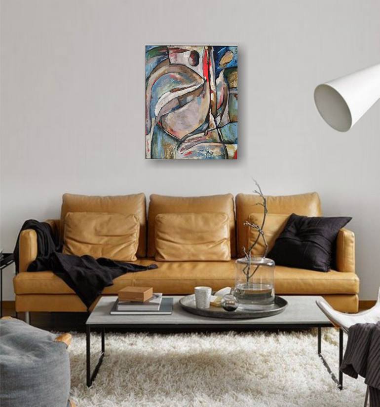 Original Abstract Expressionism Abstract Painting by Sona Art