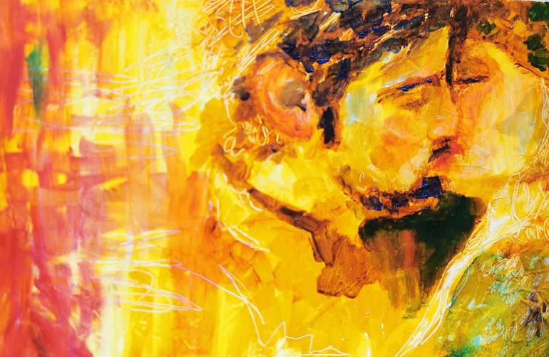 the-kiss-painting-by-sona-art-saatchi-art