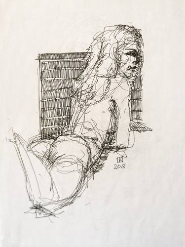 Original Expressionism Body Drawings by SONA ART