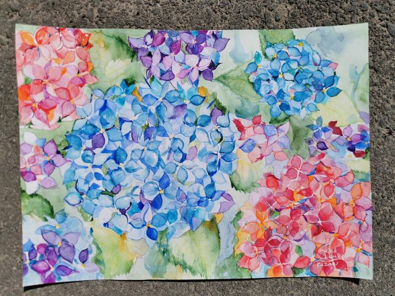 Original Floral Painting by SONA ART