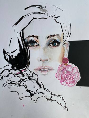 Print of Fine Art Fashion Drawings by Sandra Burchartz