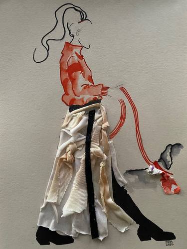 Original Fashion Drawings by Sandra Burchartz