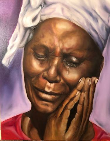 Original Realism People Paintings by Flory Art