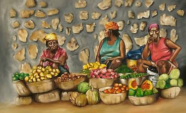 Original Figurative Food Paintings by Flory Art