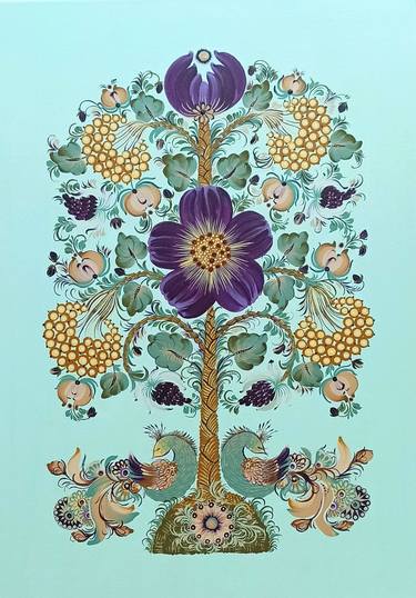 Original Botanic Paintings by Mariya Zamriy