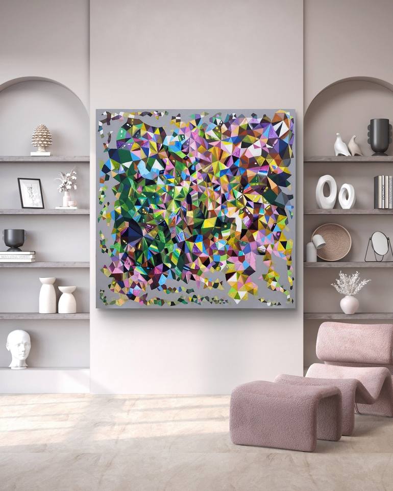 Original Fine Art Abstract Painting by Anne Sohn