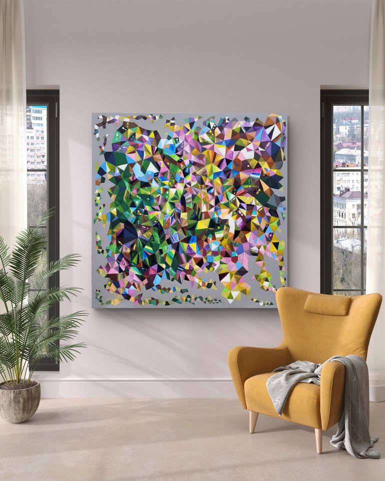 Original Fine Art Abstract Painting by Anne Sohn