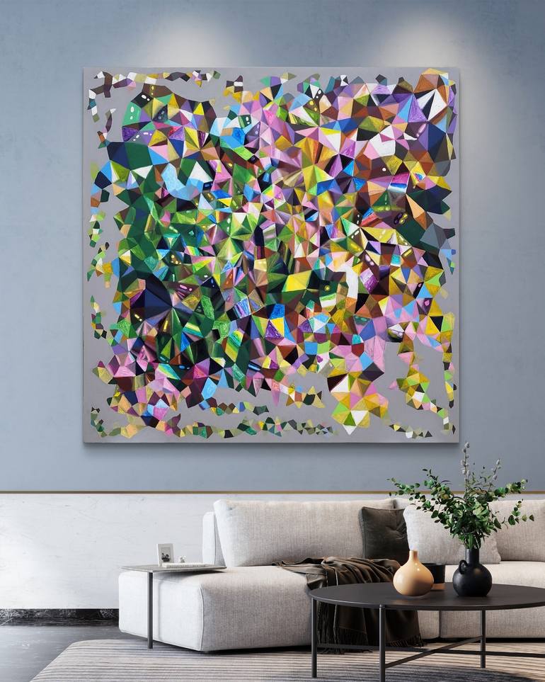 Original Fine Art Abstract Painting by Anne Sohn