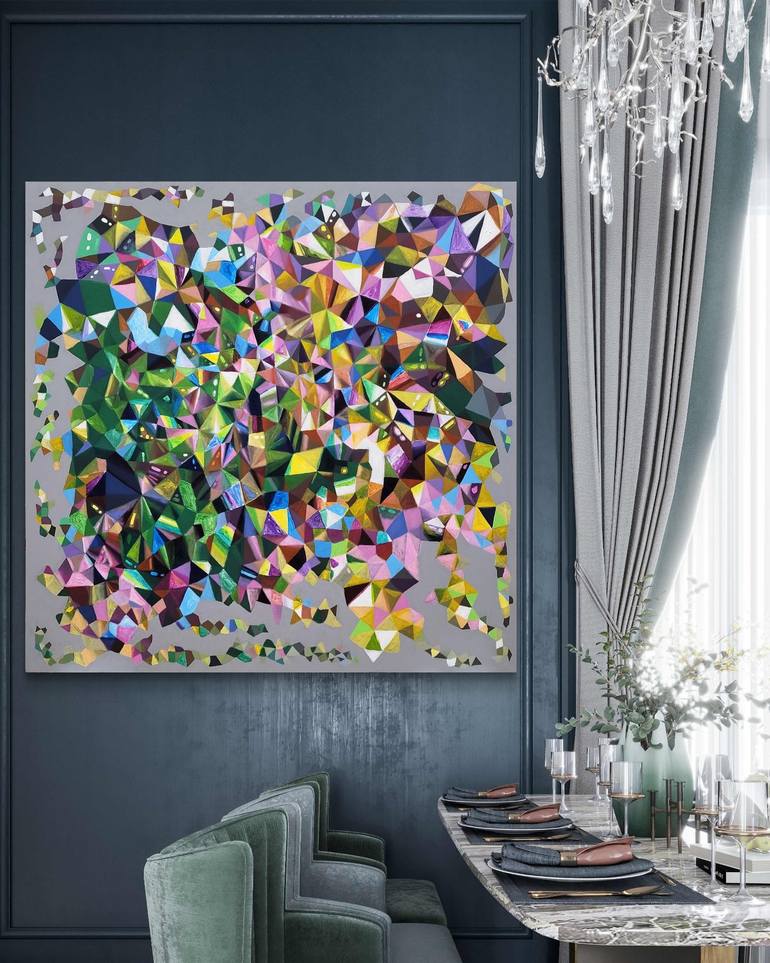 Original Fine Art Abstract Painting by Anne Sohn